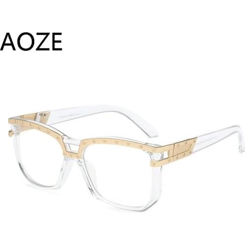 AOZE New Design fashion brand Grand Master Vintage mens sunglasses Retrostyle Hip Hop unisex sunglasses male sun glasses UV400