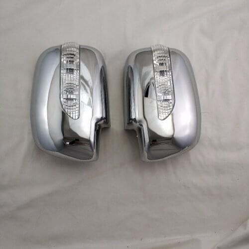 Auto Novel style Chrome plated door mirror covers with LED FOR TOYOTA HILIUX VIGO 2007-2014 LEXUS RX330 Car modification
