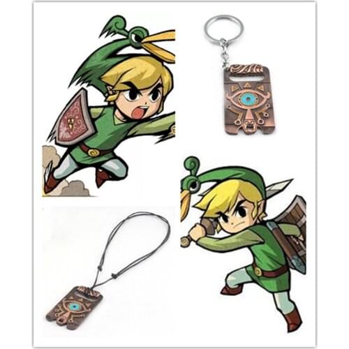 Game the Breath of the Wild Keychain Cosplay Pendant Keyring Key Chain Necklace Keyring Toy Prop
