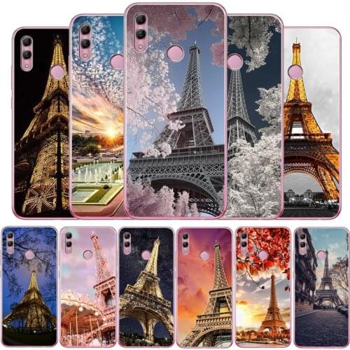 Romantic Paris Eiffel Tower For Huawei Mate 7 8 9 10 20 30 Pro lite Phone for honor 8 V8 9 8X V9 10 20 30 Lite Pro V10 Cover