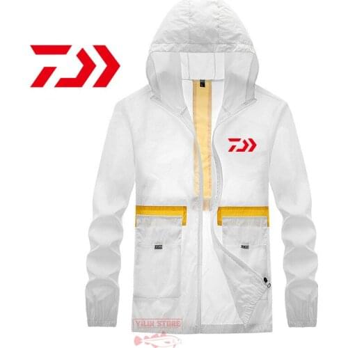 Daiwa Fishing Clothes Summer Thin Outdoor Sports Quick-drying Jacket Mens Casual Climbing Jacket Sun Protection Fishing Clothe