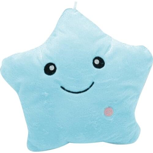 13inch Realistic LED Star Throw Pillow Gift for Decor Star Cushion Plush Toy for Dollhouse Decoration Soft Stuffed Toy