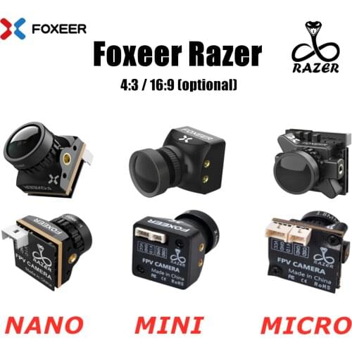 Foxeer Razer Mini / Razer Micro / Razer NANO 1200TVL 4:3 16:9 NTSC/PAL Switchable FPV Camera For RC Drone