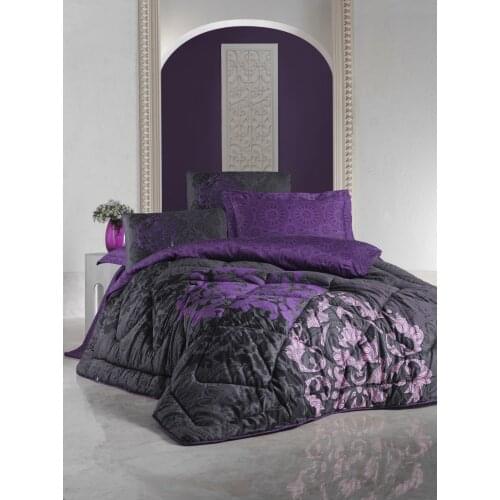 Cotton Box Double Quilt Sets Bedspreads Soft Quality Bedspreads Quilts, Sheets, Pillowcases, Cotton Satin Made in Turkey, Kosem