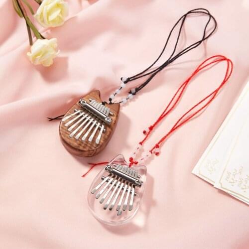 Thumb Piano Mini Kalimba 8-Tone Crystal Kalimba Finger Piano