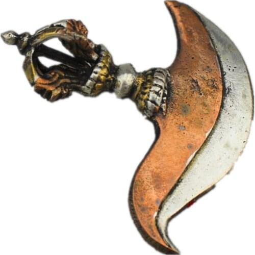 MOEHOMES+CHina old religious objects-Buddha weapon Vajra Dorje Kingkong Buddhist ritual apparatus,Decorative metal crafts