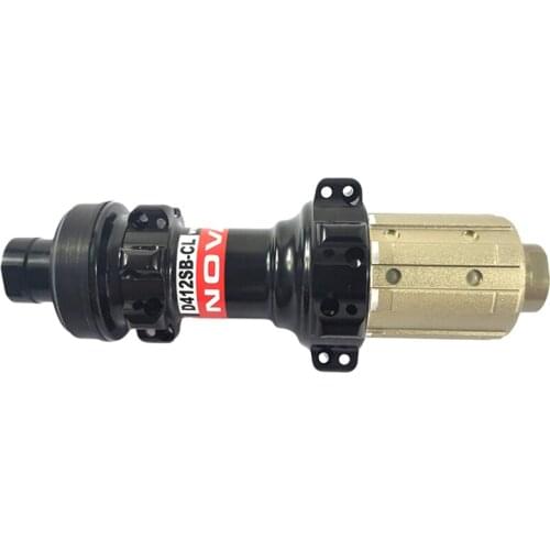 Novatec D412SB CL Road Disc Hubs Rear Center Lock Straight Pull MTB XC 24H QR 10mm 12mm 135mm 142mm 4 Seal Bearings HG XD XDR