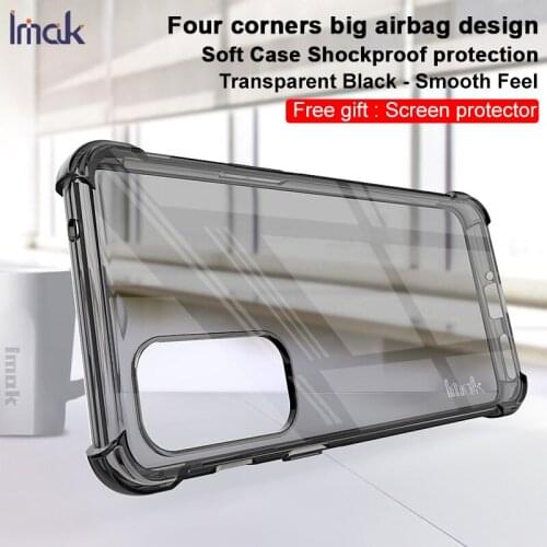 Oneplus Nord2 Soft TPU Case IMAK Crystal Clear Airbag Protective Back Cover Oneplus Nord Cases for One Plus Nord 2 5G Funda Bags