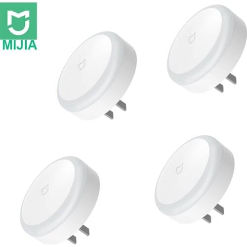 Original Xiaomi Mijia Led Induction Night Light Plug Version Lamp Automatic Lighting Touch Switch Low Energy Consumption Light