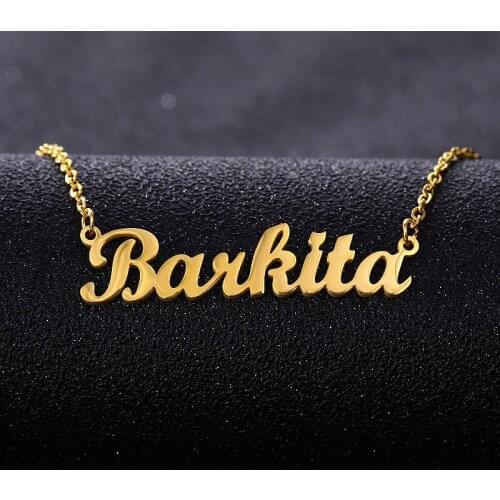 Personalized Name Necklace,Custom Name Necklace, Custom Jewelry, Stainless Steel Custom Necklace, Necklace Women Gift