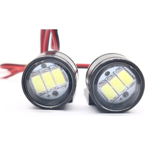 A pair of motorcycle modification accessories Hawkeye lamp mirror light LED Changliang models 12V 19Mar26