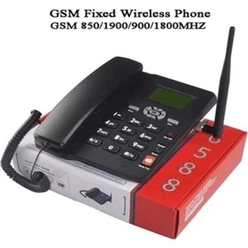 TES-6588 Mobile 4G GSM SIM Telephone Landline Wireless Card Phone Dual Card Standby Multi-Language Radio Fixed landline