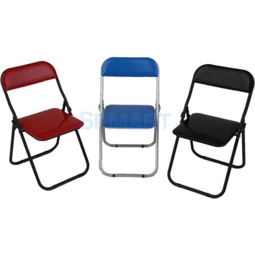 MagiDeal Folding Chair for 1/6 12'' Soldiers Action Figure Dolls Acc Dollhouse Garden Furniture Decor Model Toy 3Colors