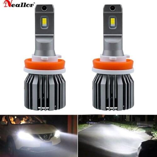 2Pcs H11 H7 LED Headlight Bulbs for Kia Sportage Optima Rio Sorento Forte Soul Headlamp High Low Beam H4 9006 LED 6000K H1 H8 H4