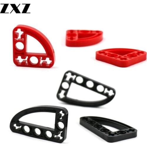 Bulk MOC Technical Parts Liftarm Halfbeam Curve 3 x 3 3 x 5 L-Shape With Quarter Ellipse Thin Compatible 32249 32250 Kids Toys