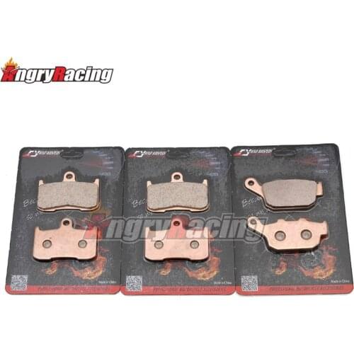 Copper sintering Front Rear Brake Pads For TRIUMPH Daytona 675 2006 2007 2008 Street Triple 675 R 2009 2010 2011 2012