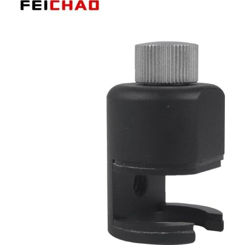 Universal Mobile Phone Clipper Aluminum Alloy for Smartphones 56~95mm Holder 1/4" Mount Bubble Level Mini Knob for iPhone Huawei