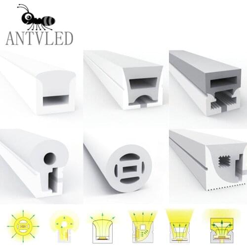 WS2812B LED Neon Rope Tube Soft Silica Gel WS2811 SK6812 5050 Flexible Strip Light Lamp Tube IP67 Waterproof for Home Outdoors