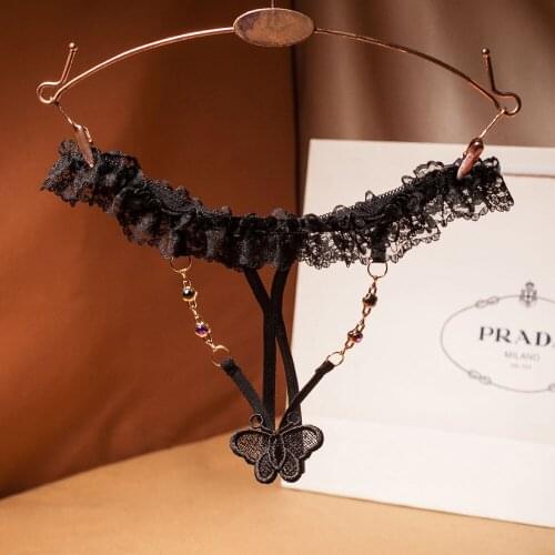 Womens Sexy Thongs Lace Transparent G-String Underwear Panties Briefs for Ladies T-back Briefs Panties Underwear Lace Underwear