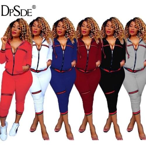 Spring women 2020 new street casual style long sleeve lapel zipper pockets top elastic long pants pure color two piece sets