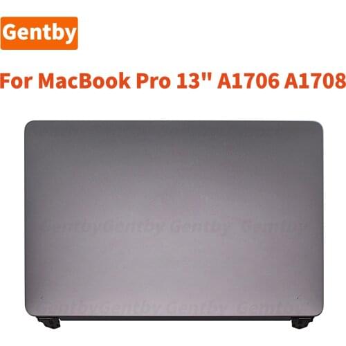 Space Gray A1706 A1708 LCD for Apple Macbook Pro Retina 13" A1706 A1708 Full LCD Display Screen LCD Complete Assembly