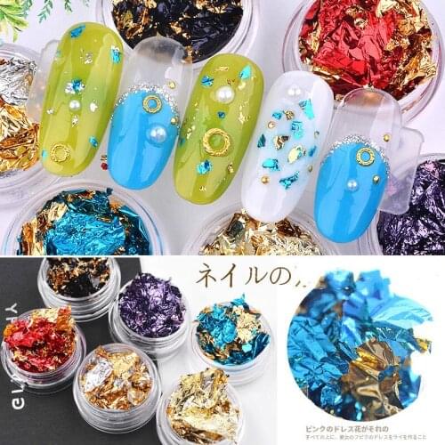 Manicure Gold And Silver Tin Foil DIY Nail Decorations Ultra-Thin Gold Paper Transfer Paper Tinfoil Adhesive Paper