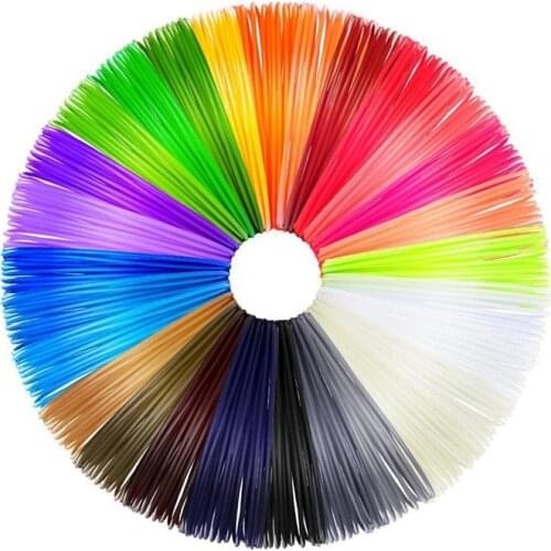 PCL 1.75mm 3D Pen Filament 10m Random Color Scribble Pen Refilled Filaments Low Temperature Printing Refilling Material 1 Pack