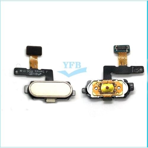 10pcs For Samsung Galaxy J5 J7 pro 2017 J530 J730 J6 plus 2018 Home Button Touch ID Fingerprint Sensor Return Key Flex Cable