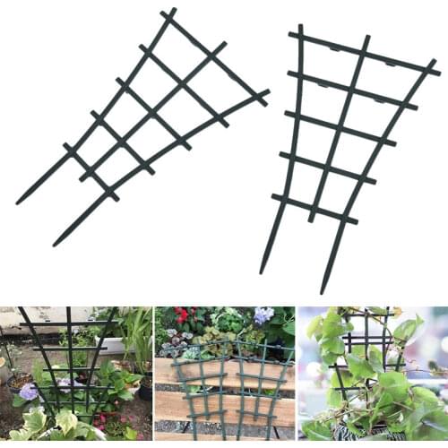2pcs 25m Plastic Plant Vines Climbing Trellis DIY Garden Mini Potted Holder