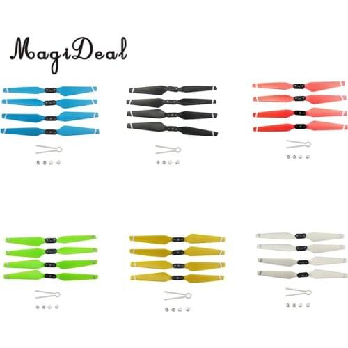 MagiDeal 4Pcs Propeller Blade Prop for Hubsan H501S H501C H501A H501M H501S W H501S pro MJX B2C B2W Bugs 2 B3 B3H Bugs 3H