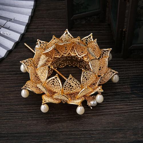 Ancient Chinese Hair Accessories Princess Headdress Ancient Chinese Jewelry Flower Antique Style Photography