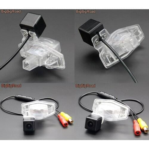 BigBigRoad For Honda Vezel Elysion HRV HR-V Odyssey 2015 2016 2017 Car HD Rear View Parking CCD Camera Auto Backup Monitor