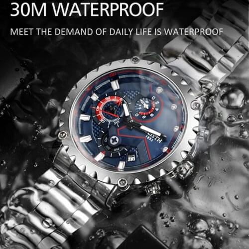 WLISTH Luxury Designer Casual Sport Watches Men Top Brand Quartz Wristwatches Fashion Chronograph Watch Mens Relogio Masculino