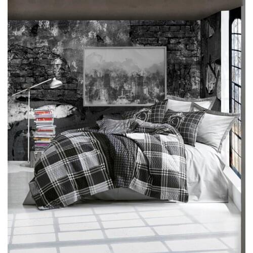 Cotton Box Double Quilted Duvet Sets, Four Seasons is used, Bedroom, linens, sheets, pillow cases are produced in Turkey Roberto