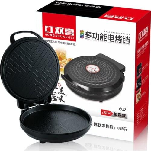 Electric Crepe Maker Pizza Pancake Baking Pan Machine Griddle Chinese Spring Roll Pie Frying Grill Steak Cooker Roaster