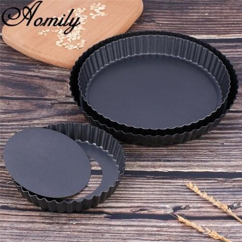 Amoliy 6"/8"/9" Cake Mold Round Cake Pan Baking Pan Carbon Steel Round Baking Cake Pan Baking Trays for Kitchen Cake Tool