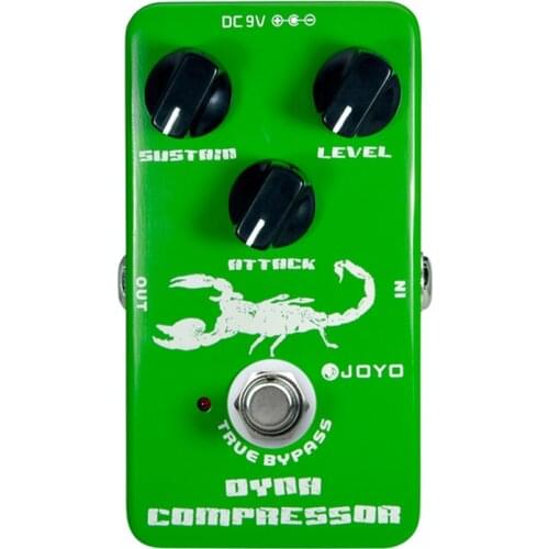 JOYO JF-10 Dynamic Compressor Guitar Effects Pedal Reduce Redundant Dynamic Ensure Balanced True Bypass Low Noise Effect Parts