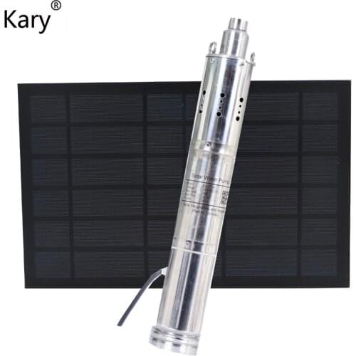 Kary 24 volt solar pumps 3000L/H max lift 90m irrigation water pump price solar powered swimming pool pumps