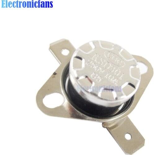 KSD301 185*F / 85*C Degree Celsius N.O. Temperature Switch Thermostat 250V 10A