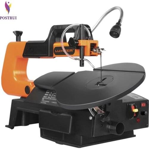 SSA16LV 120W Jig Saw DIY Scroll Saw For Wood Cutting Depth 50mm Saws (Free 10Pcs Blades) Speed Adjustable Cutting Machine