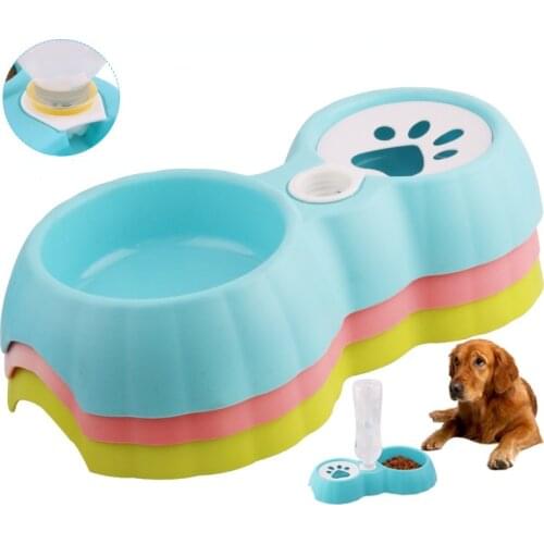 Good Quality Pet Bowl for Dogs and Cats Candy Color Pet Puppy Food Water Bowls Anti-Skip No Tip Cat Food Bowl Pet Food Bowl