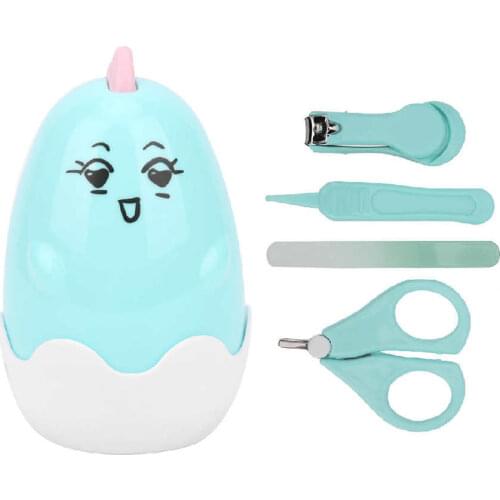 Cartoon newborn baby nail clipper trimmer nail care set nails clippers baby hygiene kit scissors for newborns kids nail cutter