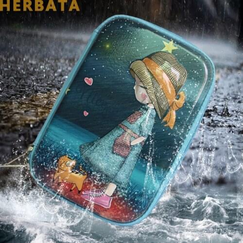 NEW Student EVA Dream Girl Pencil Case Pencil Cases Cartoon Zipper Large Capacity Pen Bag Estojo Escolar School Supply CL-1906