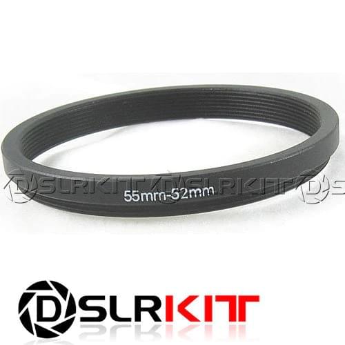 55mm-52mm 55-52 Step Down Filter Ring Stepping Adapter