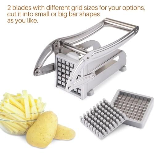 Professional Stainless Steel Fries Cutter Potato Cutter Vegetable Cutting Machine Chopper Vegetable Potato Slicer Diced Device
