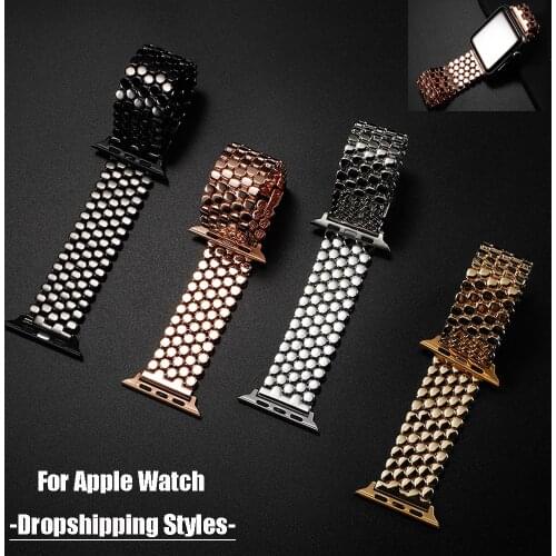 Strap for Apple watch 5 band 44mm 40mm 42mm 38mm Stainless steel watchband Accessories bracelet for iwatch series 5 4 3 2 44 mm