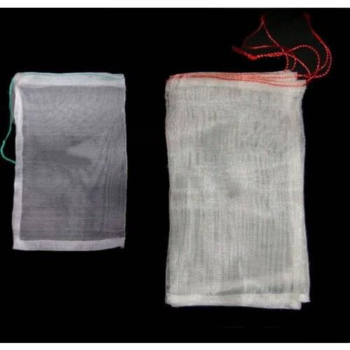 S1 40 Mesh nylon net bag Seed filter bag fish fruit bag plant cover insect bird net bag against Vermin Damage,rice seed soaking