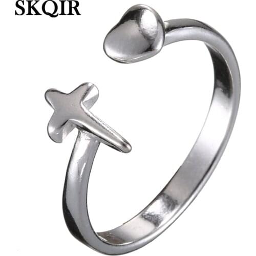 SKQIR Women's Silver Rings