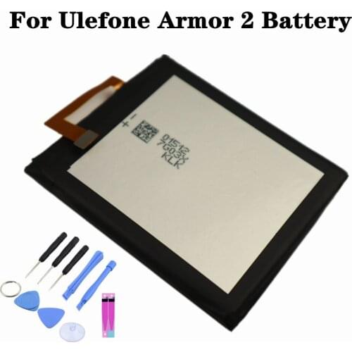 4700mAh Armor 2 Replacement Battery For Ulefone Armor 2 Phone Replacement Batteries + Tools