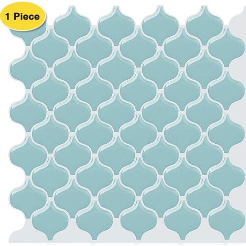 Erzaa Waterproof Peel and Stick Backsplash Self Adhesive Mosaic Tiles Backsplash Kitchen